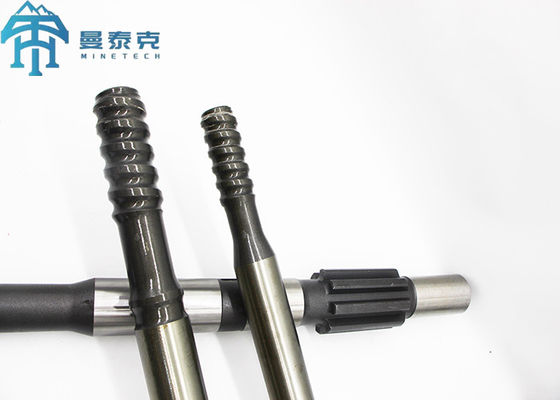 T38 Thread Shank Adapter with 370mm to 835mm Length for Rock Drilling and Milled Process