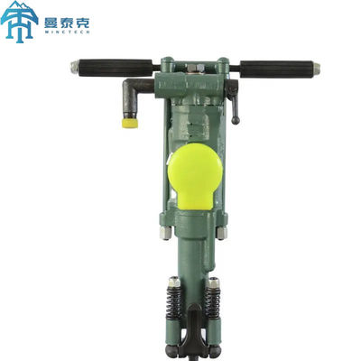 Y24 Model Hand Held Rock Drilling Machine with 24kgs Weight and 604mm Length for Small Hole Blasting