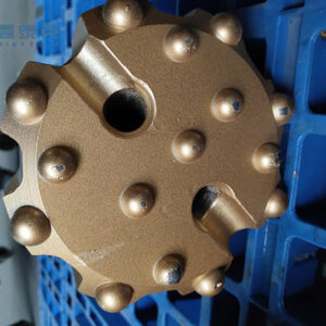 Tungsten Carbide Steel DTH Drill Bit with 50-600mm Diameter and 2 Flushing Holes for Rock Drilling