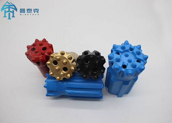 High Performance 48mm R32 Alloy Steel Thread Button Rock Drilling Bit with 9 Buttons for Mining and Tunneling