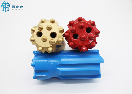 T45 Jumbo Retract Button Bit Heat Treatment High Strength Alloy Steel
