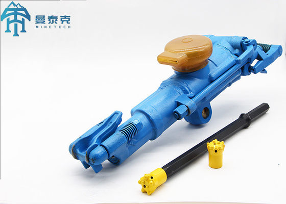 26.5 Kg Rock Drill Tools Blue Red Air Legs Drilling Hole 26-48mm Model YT29A YT27 YT28