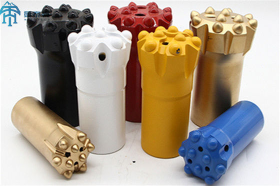 T38 Threaded 76mm Retract Spherical Button Bit with 12 Buttons for High Performance Drilling