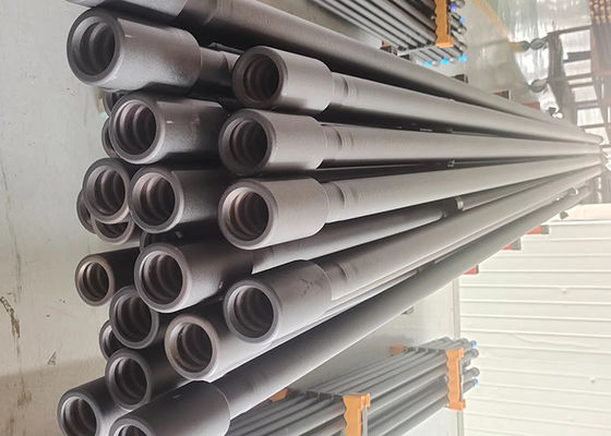 Carbon Steel Thread Drill Rod with R-threaded and Customized Color for Mining and Construction