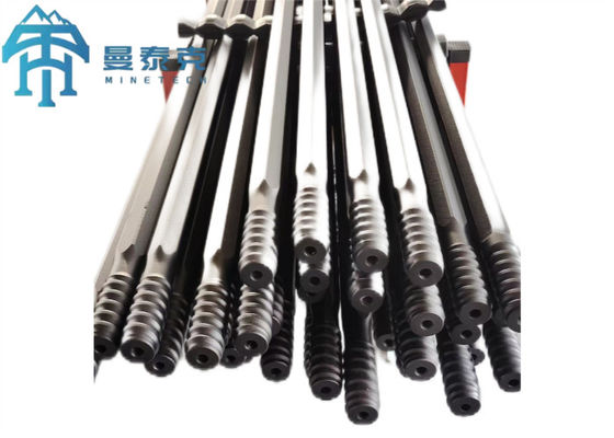32mm Hexagonal Body R38 Thread Drill Rod 4310mm Length ISO 9001 Certified Drifter Rod