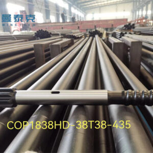 Epiroc COP1838HD T38 Shank Adapter with Chromium Material and Carburizing Process for Premium Steel Durability