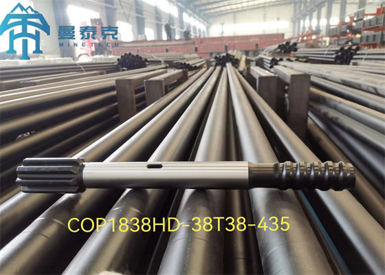 Top Hammer Shank Adapter T38 500mm HLX5 Model High Strength Chromium-Molybdenum Steel for Rock Drilling