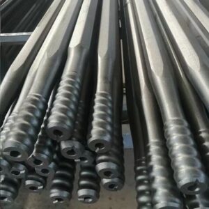 R32 Thread Drill Rod Top Extension High-Strength Steel Hexagonal and Round Configurations for Mining Tunneling