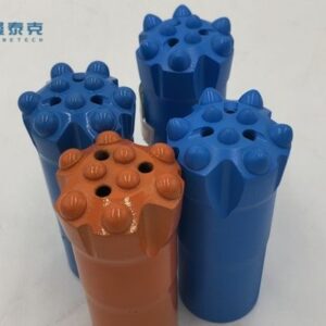 Red Color Thread Button Bit Perfect Design For Soft To Medium Hard Rock Formations