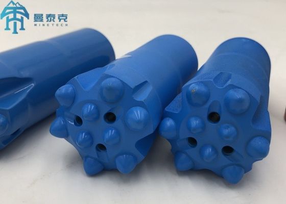 T45 76mm Thread Button Bit with Carbide Material and Customizable Color for Mining Tools