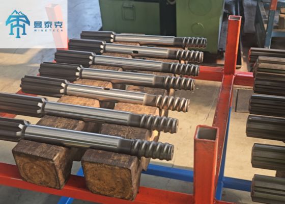 High-Efficiency CNC Machined T38 Shank Adapter for COP1840 in Mine and Tunnel Support