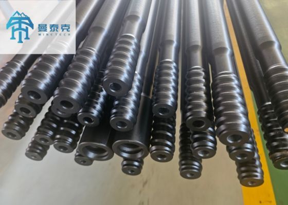 T38-H35-R32 Threaded rock drilling rod 2700mm for  Tunnel drifting