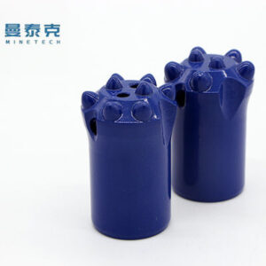 High Efficiency Tapered Button Bit with Diam. 34mm and 50mm Length for Hard Rock Drilling