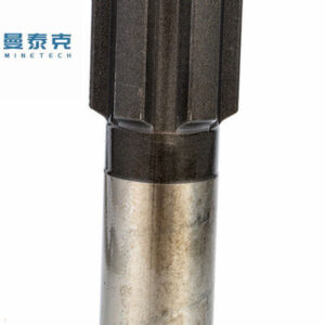 Forging Shank Adapter COP1838 with R38 Thread 435mm Length and 8 Spline for Underground Rock Drilling