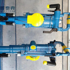 High Efficiency YT28 Pneumatic Rock Drill with Wet Drilling Quick Start and Strong Flushing for 5M Depth