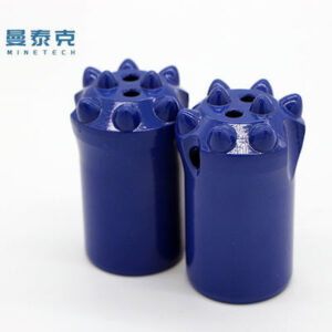 11 Degree 4-8 Buttons Short Skirt Tapered Button Bit Rock Drill Tool 26-50mm Diameter