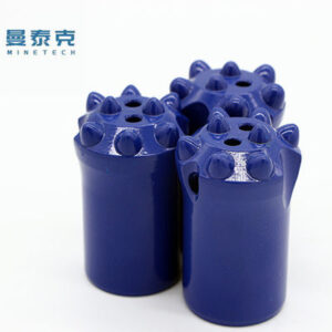 38mm Diameter 11?? Taper Angle Tapered Button Bit with 3 Flushing Holes for Energy Applications