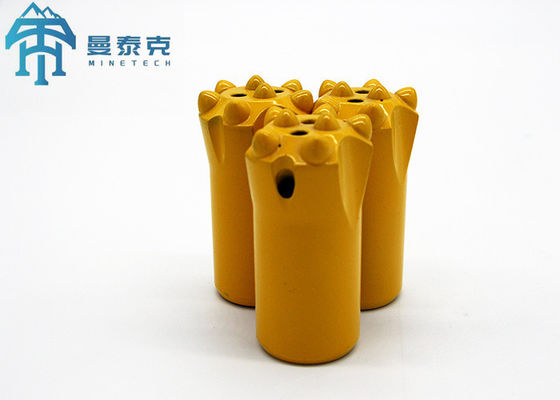 Forged Tapered Rock Drilling Bit with 2*7mm Button Diameter 2 Flushing Holes and 50mm Length for Mining And Tunneling