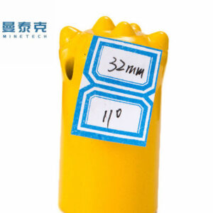 Carbide Steel Short Skirt Tapered Button Bit For Small Hole Drilling