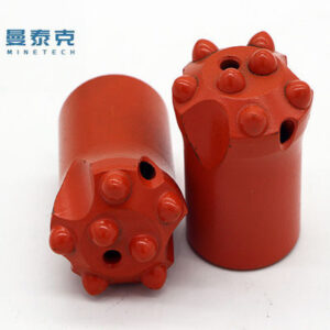 48mm R32 Thread Button Bit with 9 Buttons for Coal Mining and Quarrying Made of Carbon Steel