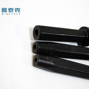 Carburized Tapered Drill Pipe Shank Hex22x108mm Steel Rod Rock Steel