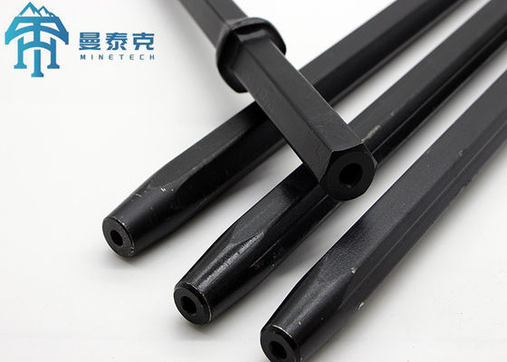Hard Rock Jack Hammer Drill Rod 11 Degree Steel Tapered Hexagonal