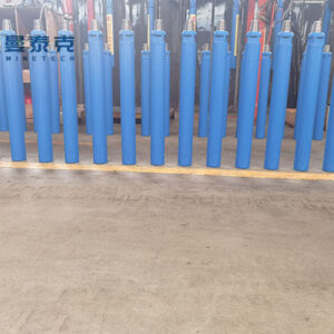 DHD340 DTH Hammer with API 2 3/8 Reg Pin and 12-24 Bar Working Pressure for 115-140mm Bit Diameter