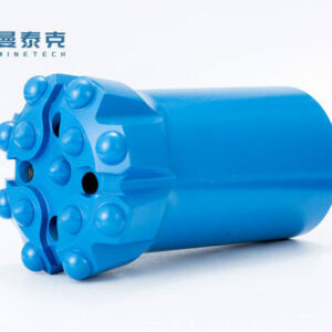 ST58 Threaded Button Bits , CNC 115MM Carbide Rock Drill Bits