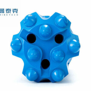 T38 Thread Button Bit 76mm High Frequency Welded Forging Ballistic Shape for Mining and Rock Drilling