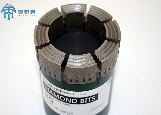 PQ Size 122mm Diameter Core Drill Bits with 65Mn Material for Hard Rock Mining