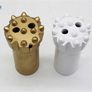 76mm T38 Thread Button Bit for High Resistance and High Footage Speed with Low Breakage