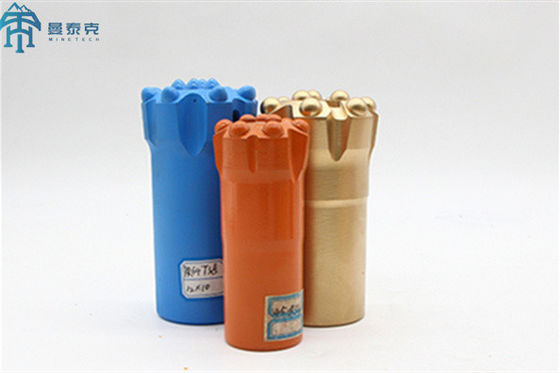 51mm R32 Thread Spherical Button Bit with 7 Buttons Carbon Steel Forging Process for Mining Drilling