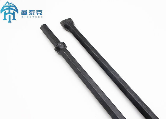 H22 Integral Drill Rod Carbon Steel 22MM Diameter 11?? Taper Degree for Mining and Tunneling