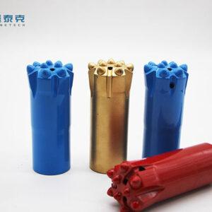 T45 Ore Quarry Thread Button Bit with 33mm ~ 152mm Head Diameters for High Performance Rock Drilling