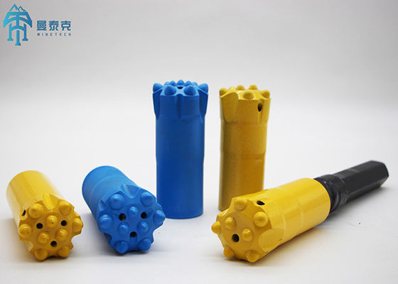 R28 38mm Thread Button Bit with 7 Buttons for High Performance Rock Bolting in Tophammer Equipment