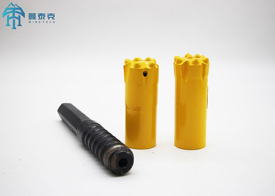 High Wear-Resistant Tungsten Carbide Thread Button Bit with High Toughness Alloy Steel and Flat Face Design